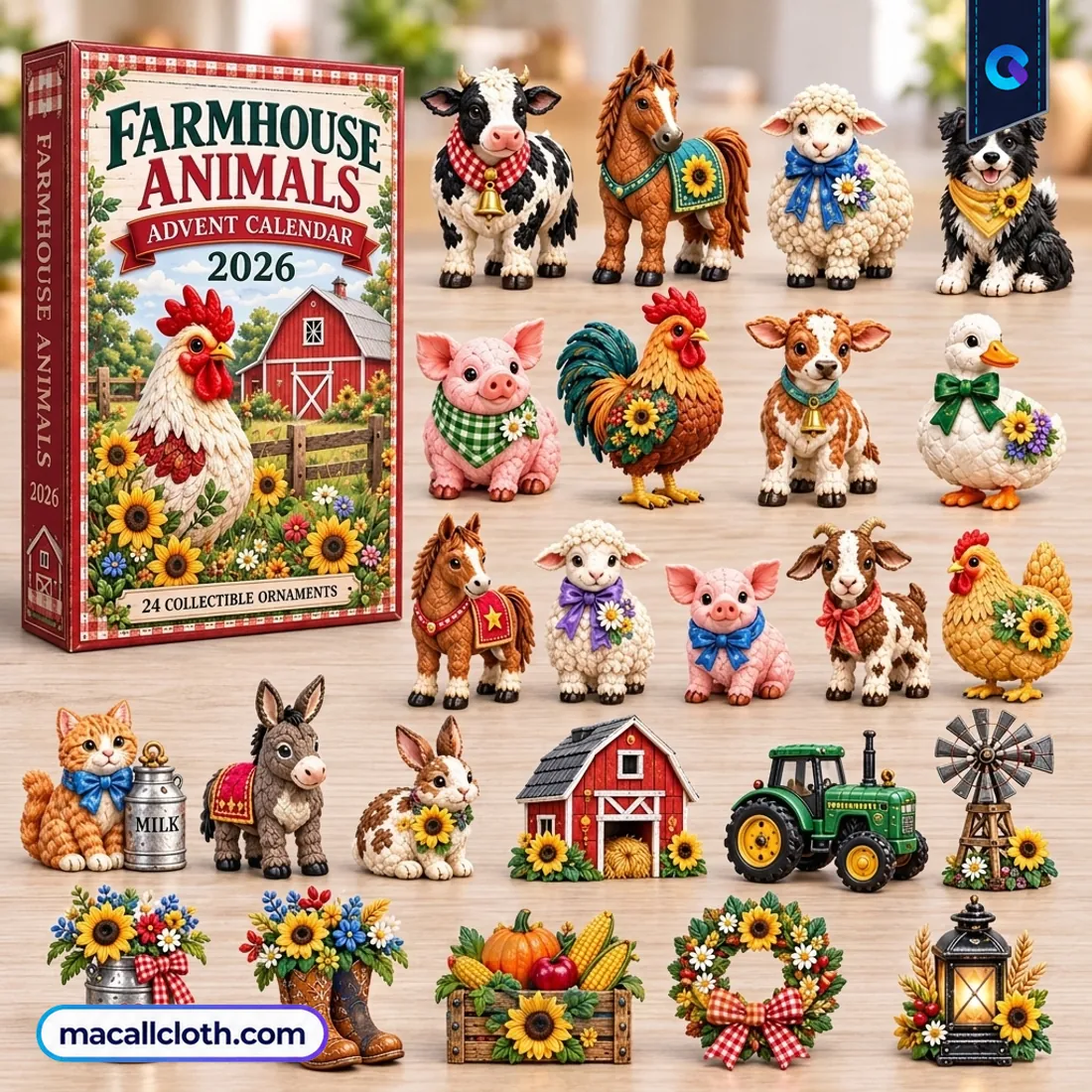 Farmhouse Animals Advent Calendar 2026 Farmhouse Animals Advent Calendar 2026