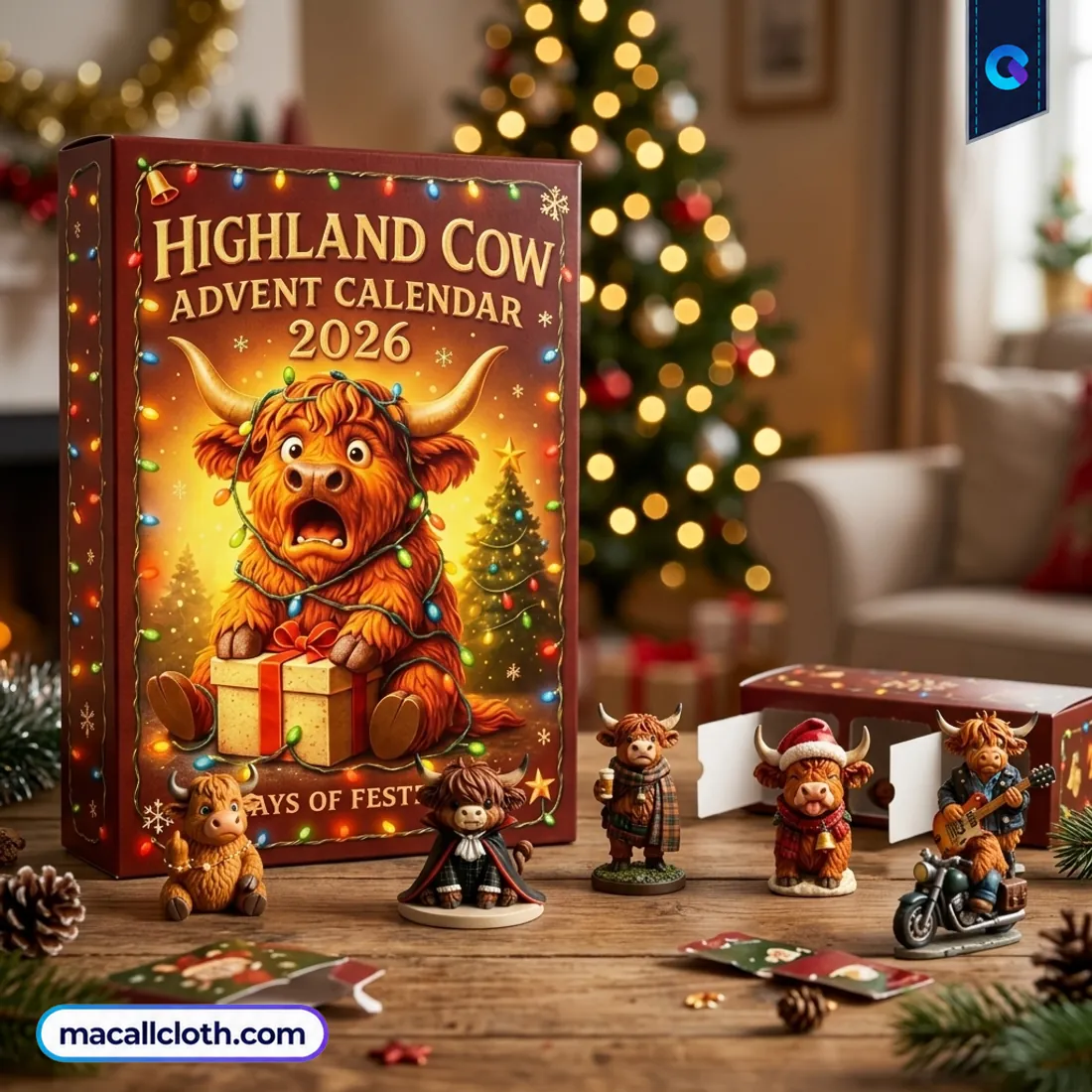 Highland Cow Advent Calendar 2026 Highland Cow Advent Calendar 2026