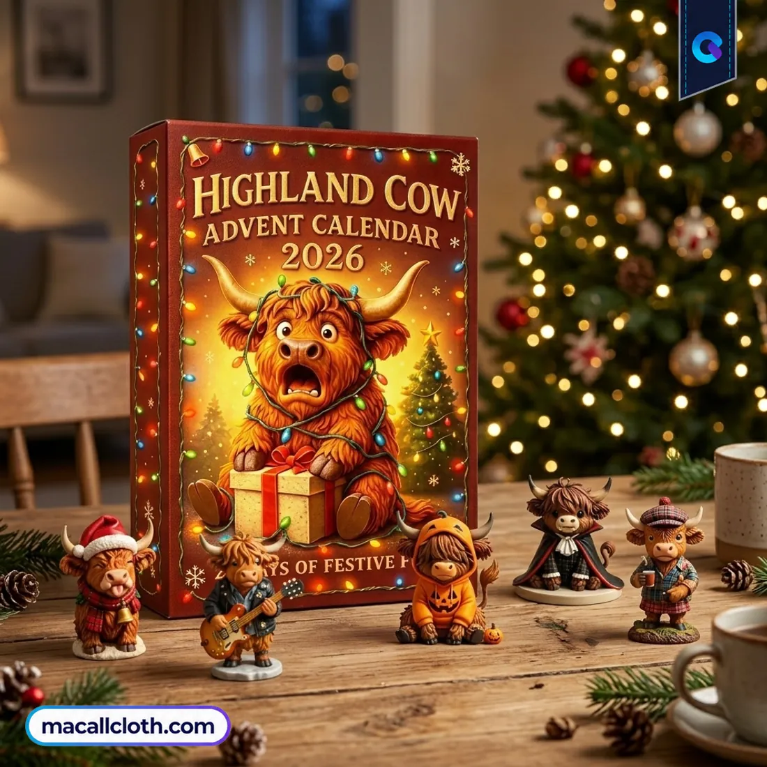 Highland Cow Advent Calendar 2026 Highland Cow Advent Calendar 2026