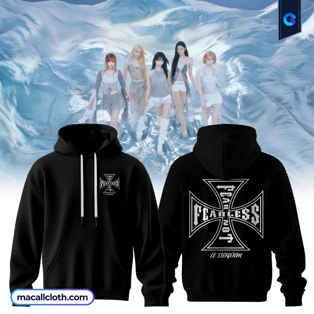 Le Sserafim 2026 Pureflow Tour Hoodie Le Sserafim 2026 Pureflow Tour Hoodie