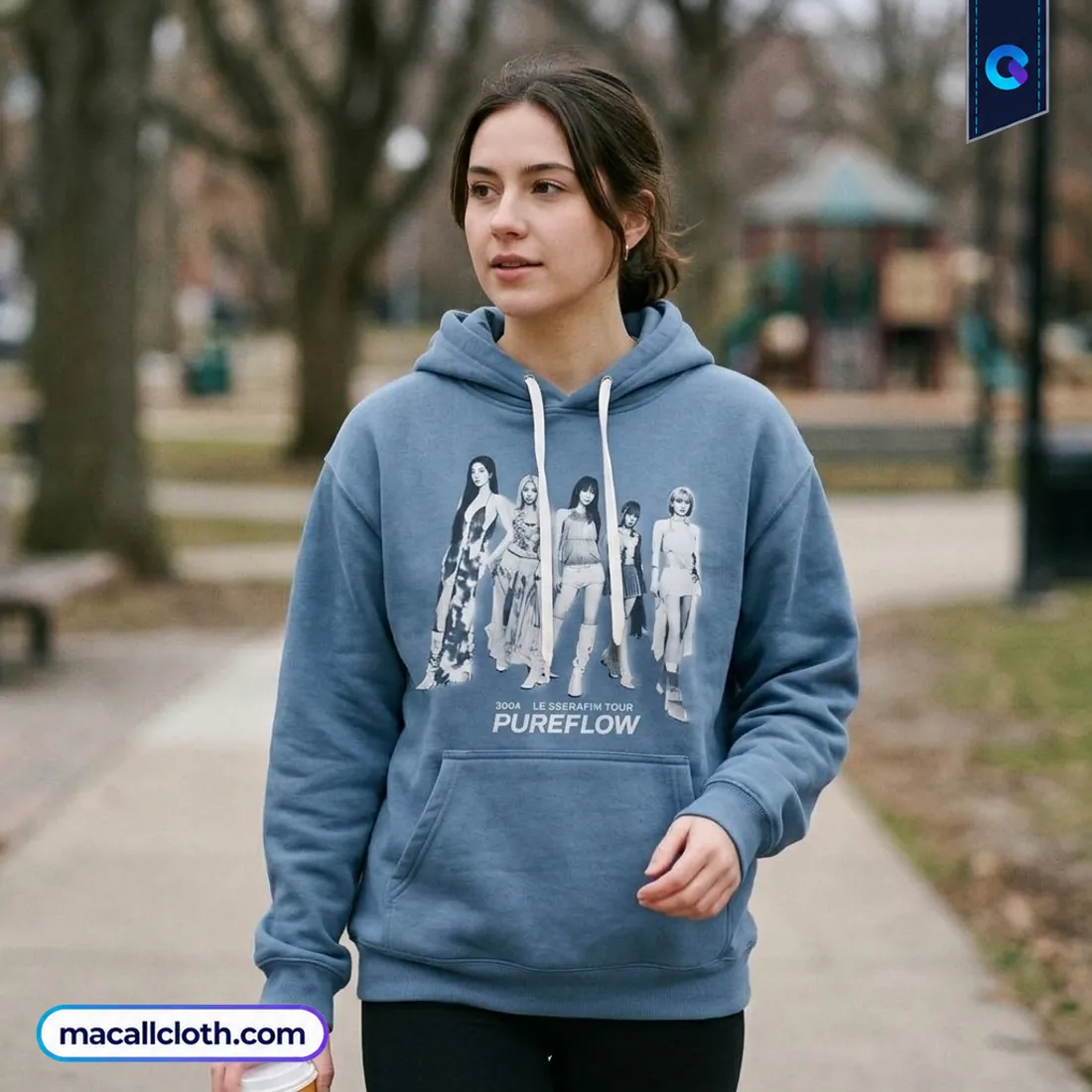 Le Sserafim 2026 Tour Pureflow Hoodie Le Sserafim 2026 Tour Pureflow Hoodie