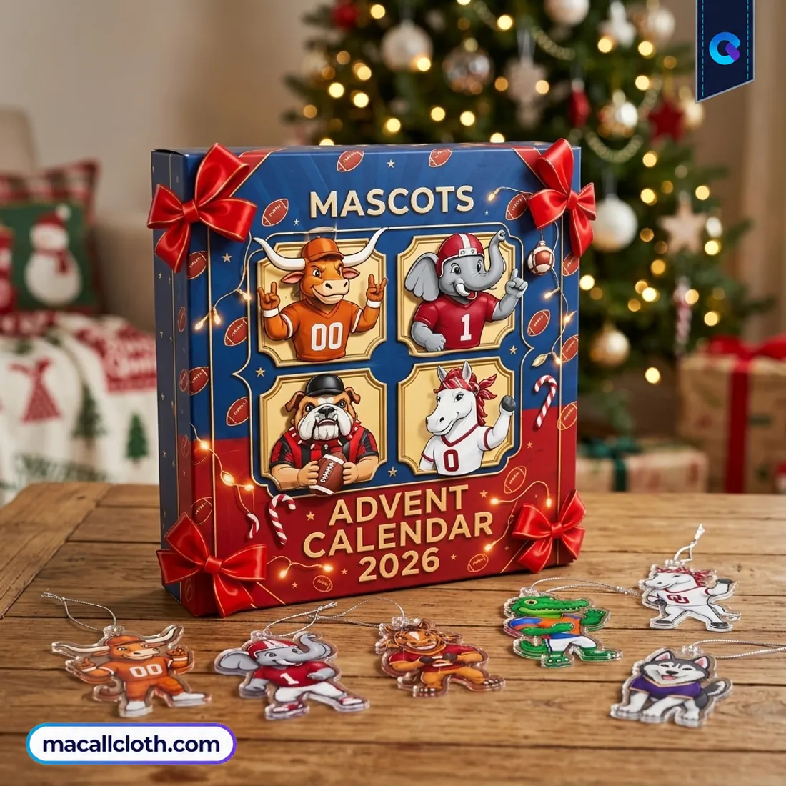 NCAA College Football Mascots Advent Calendar NCAA College Football Mascots Advent Calendar