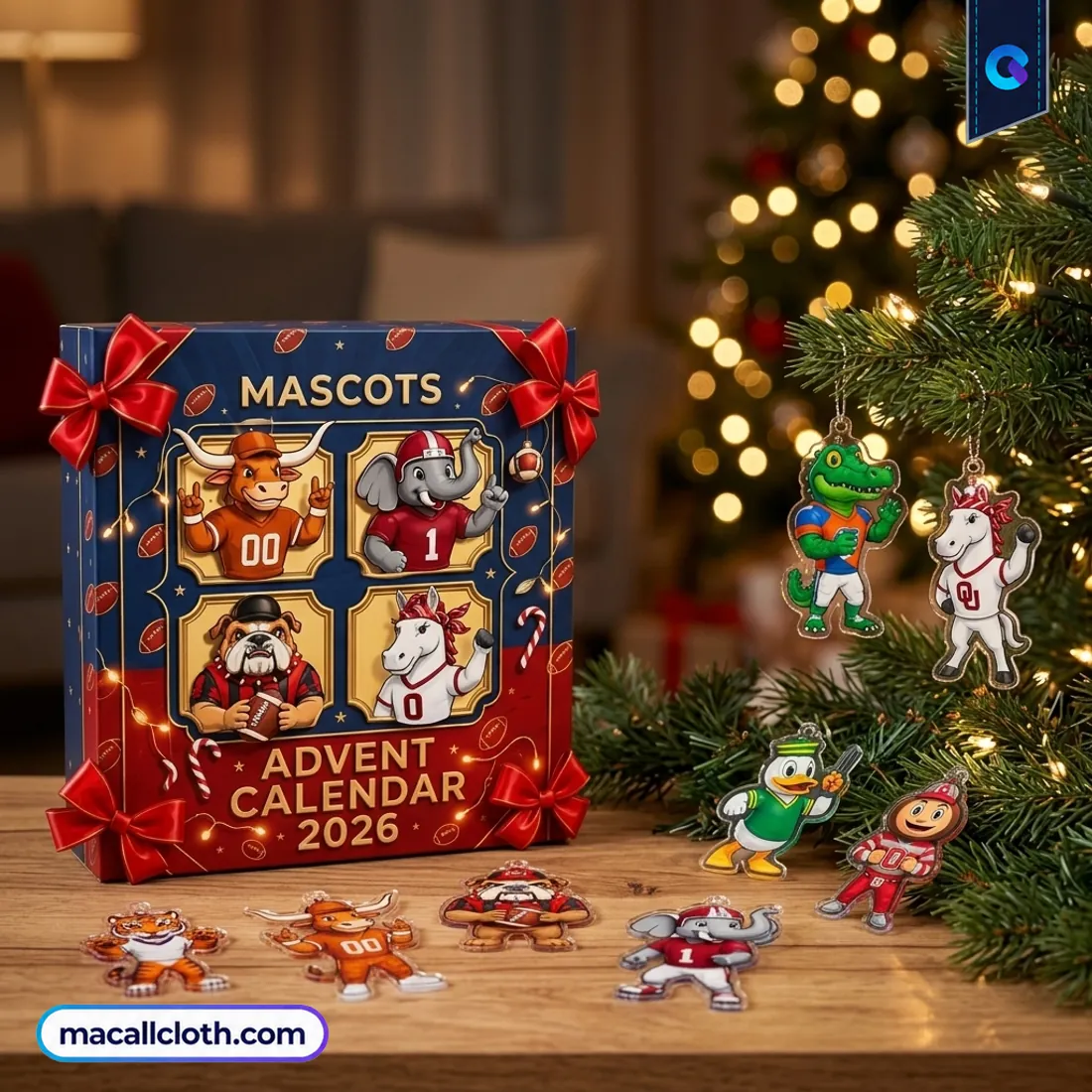 NCAA College Football Mascots Advent Calendar NCAA College Football Mascots Advent Calendar