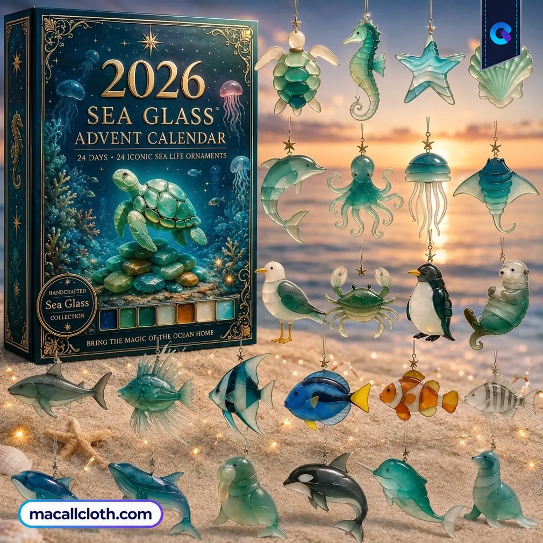 Sea Glass Marine Life Advent Calendar Sea Glass Marine Life Advent Calendar