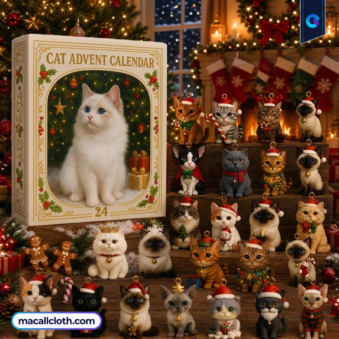 24 Days of Cats Christmas Countdown for Cat Lovers Advent Calendar 24 Days of Cats Christmas Countdown for Cat Lovers Advent Calendar