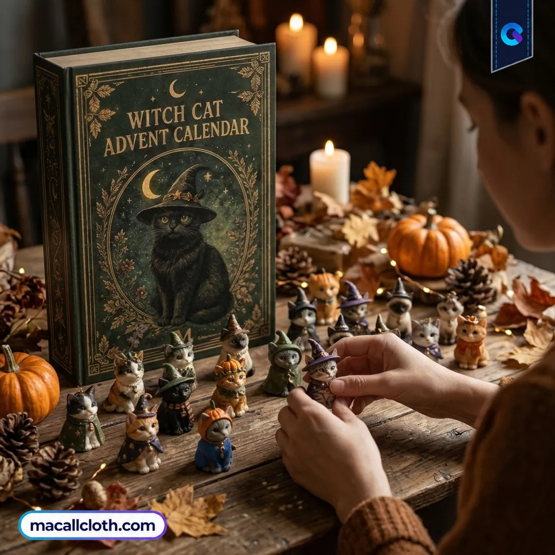 24 Days of Cats Witch Cat Halloween Advent Calendar 24 Days of Cats Witch Cat Halloween Advent Calendar