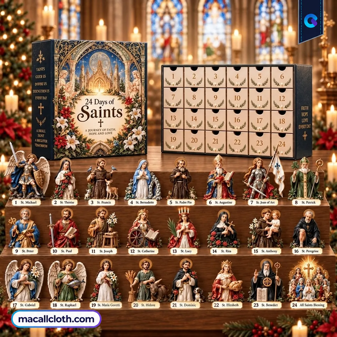 24 Days of Saints Limited Edition Advent Calendar 24 Days of Saints Limited Edition Advent Calendar
