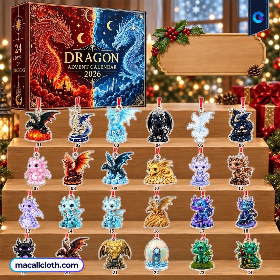 24-Day Dragon Christmas Countdown 2026 for Dragon Fans Advent Calendar 24-Day Dragon Christmas Countdown 2026 for Dragon Fans Advent Calendar