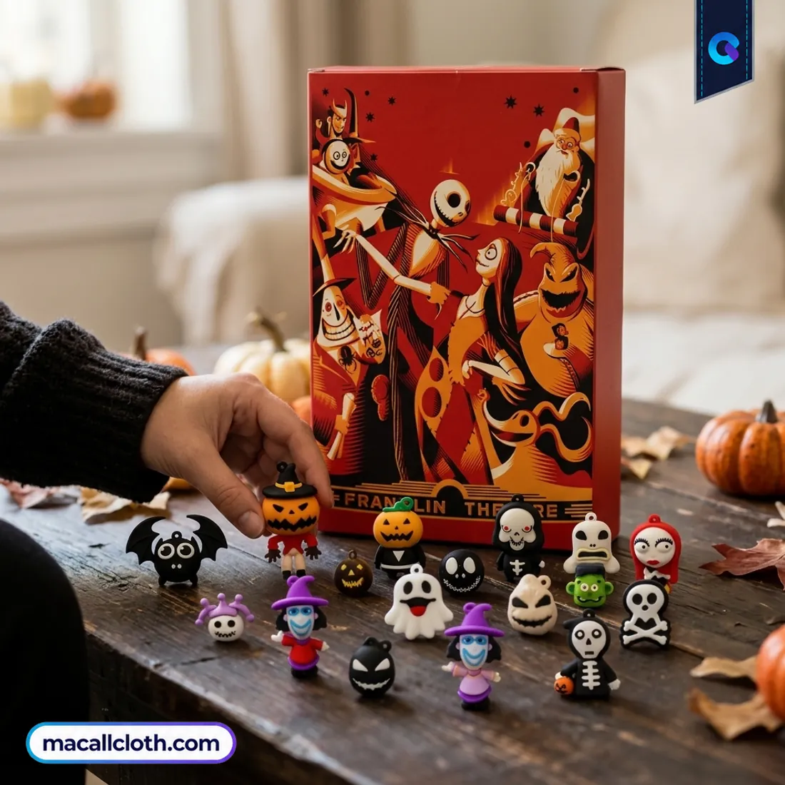 24-Day Halloween Spooky Character Figures Horror Countdown Gift Advent Calendar 24-Day Halloween Spooky Character Figures Horror Countdown Gift Advent Calendar