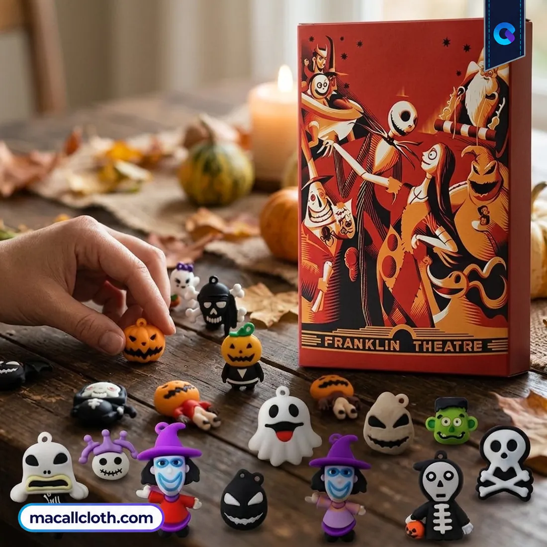 24-Day Halloween Spooky Character Figures Horror Countdown Gift Advent Calendar 24-Day Halloween Spooky Character Figures Horror Countdown Gift Advent Calendar