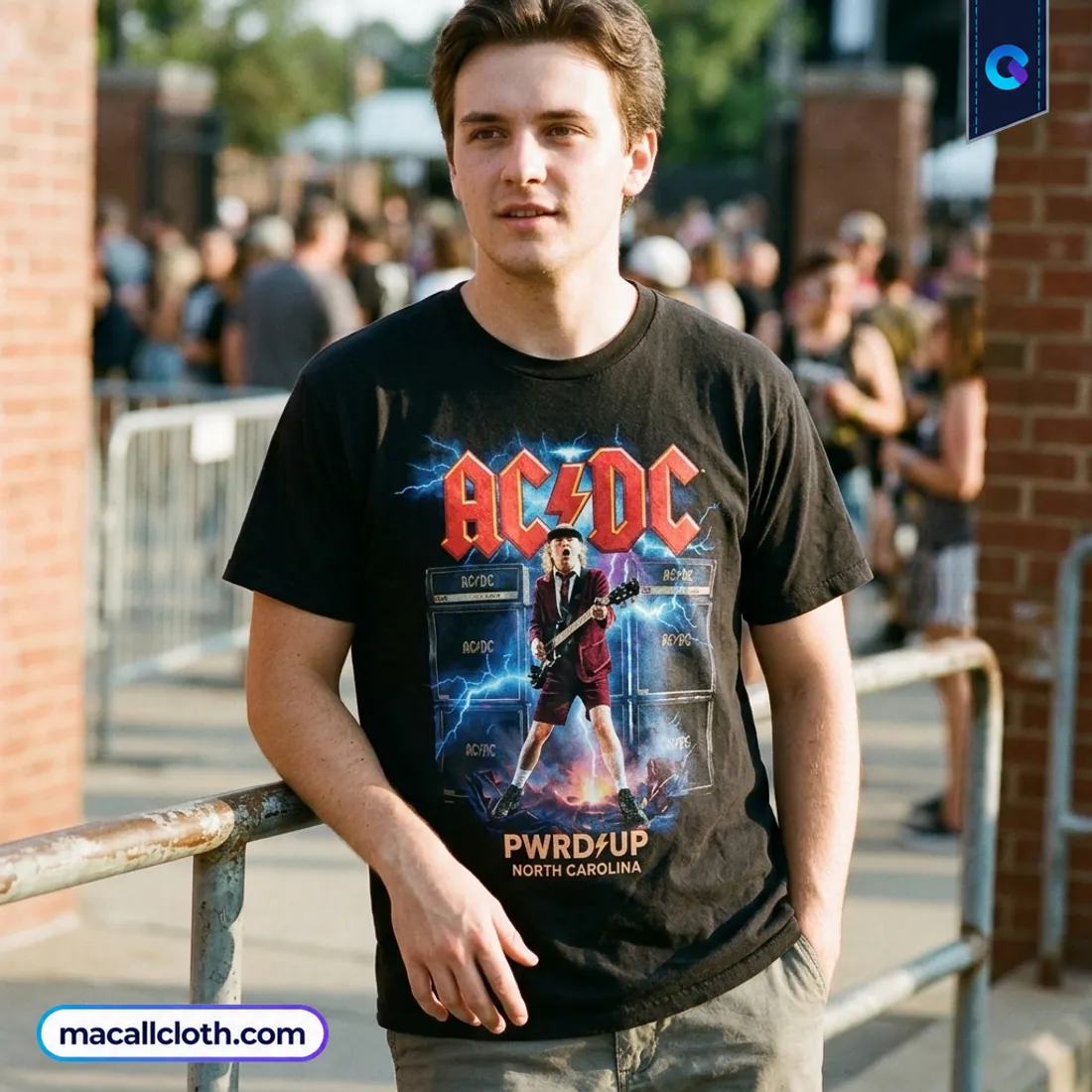 AC/DC Power Up Tour 2026 Charlotte Shirt AC/DC Power Up Tour 2026 Charlotte Shirt