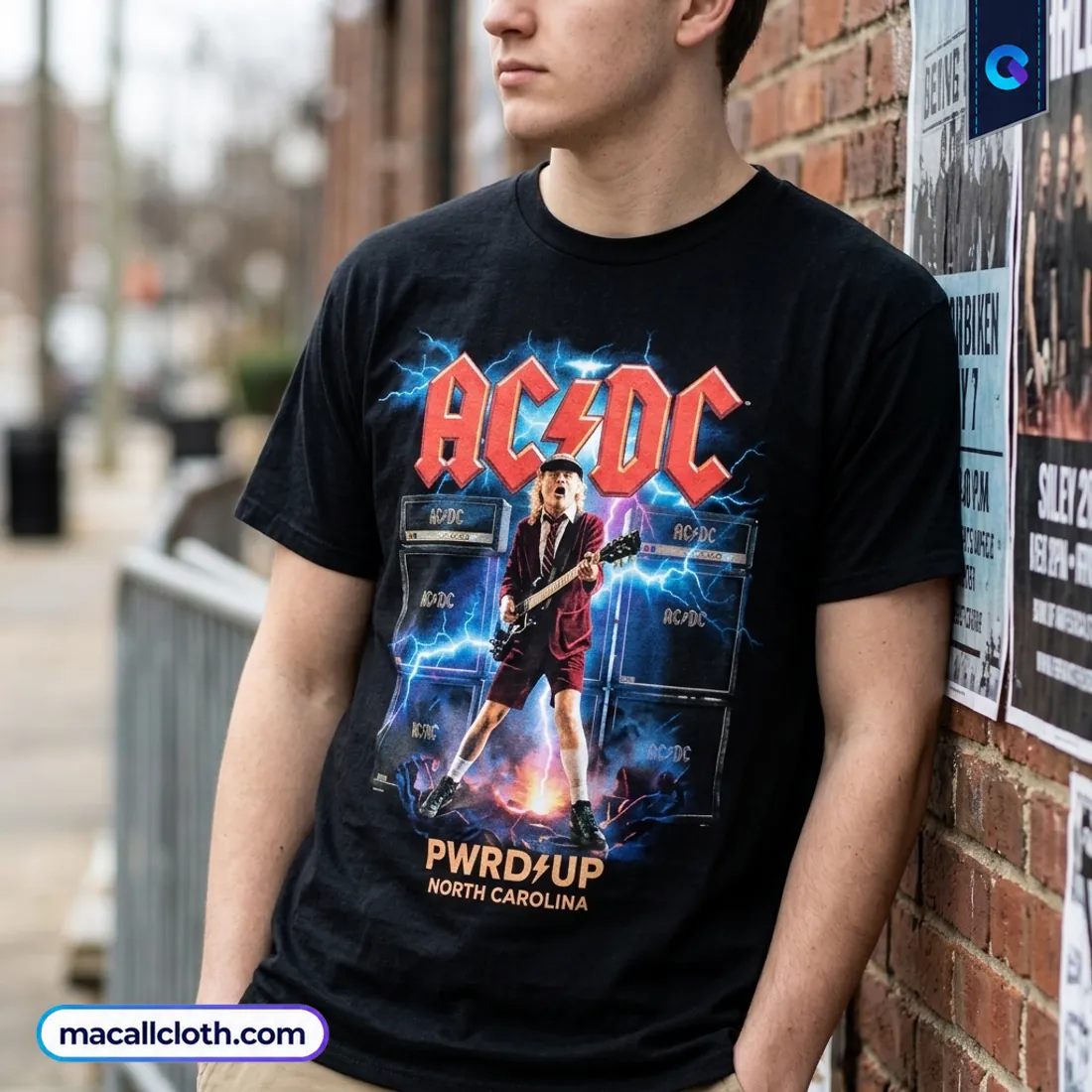 AC/DC Power Up Tour 2026 Charlotte Shirt AC/DC Power Up Tour 2026 Charlotte Shirt